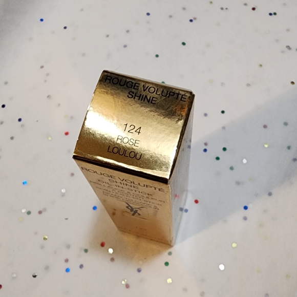 Yves Saint Laurent Rouge Volupté Shine Lipstick - #124 Rose LouLou - Picture 2 of 3